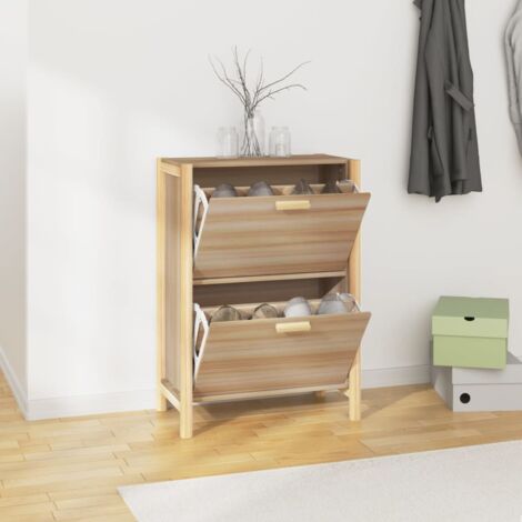 Mueble zapatero madera contrachapada 57,5x33x80 cm vidaXL