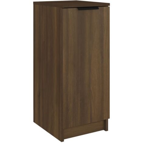 Mueble zapatero madera contrachapada marrón roble 30x35x70 cm vidaXL