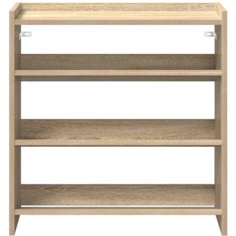 Mueble zapatero madera contrachapada roble sonoma 60x25x62 cm vidaXL