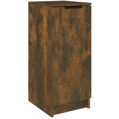 Mueble zapatero madera de ingeniería roble ahumado 30x35x70 cm vidaXL