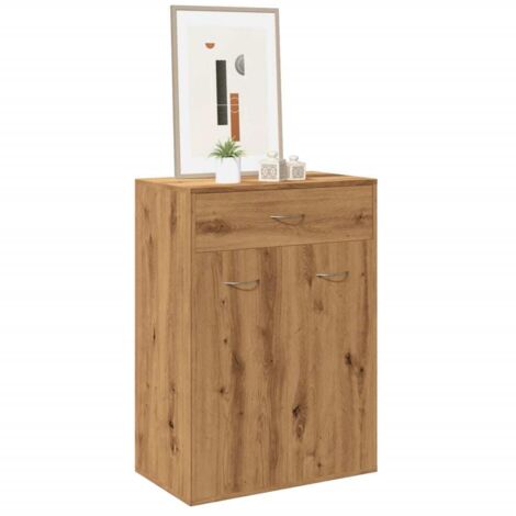 Mueble zapatero madera de ingeniería roble artisan 60x35x84 cm vidaXL