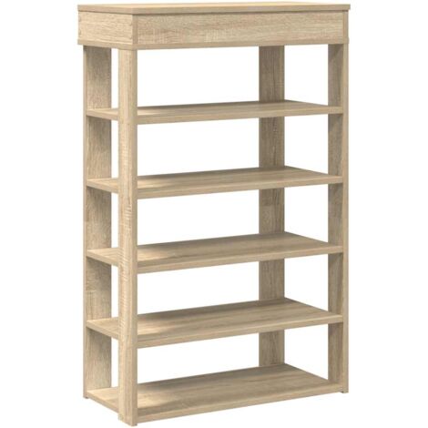 Mueble zapatero madera de ingeniería roble sonoma 60x30x98 cm vidaXL