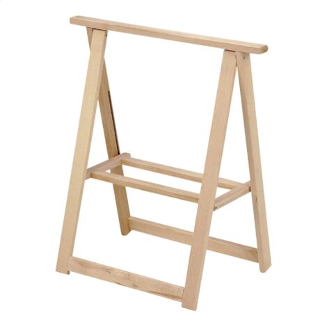 MUEBLEAR caballete sin barniz de MADERA de haya de 65x39x73 cm