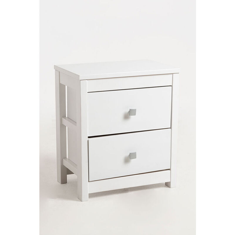 

Muebles Auxiliares - Cajonera 2 Cajones Ancha - Blanco