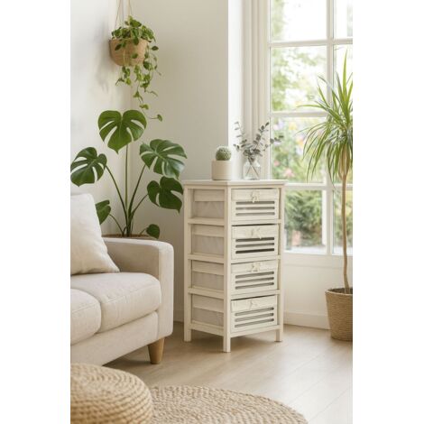 Muebles Auxiliares - Cajonera Ancha Kirota 4 Cajones