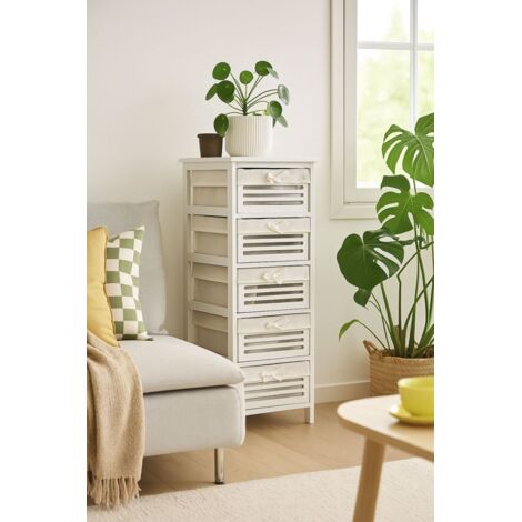 Muebles Auxiliares - Cajonera Ancha Kirota 5 Cajones