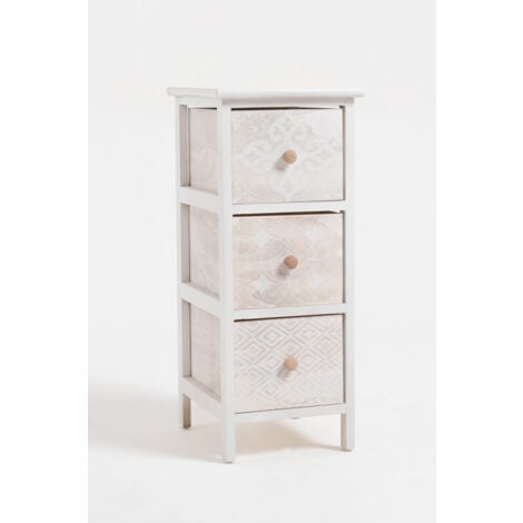 Muebles Auxiliares - Cajonera Mabet Estrecha 3 Cajones