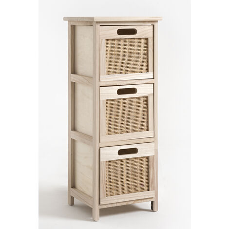 Muebles Auxiliares - Mueble Panei 3 Cajones - Blanco