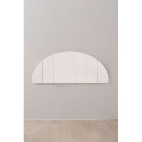 Muebles - Cabecero Dradas Madera para camas de 90 y 80 cm - Blanco