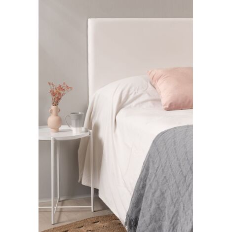 Muebles - Cabecero Smooth Polipiel para camas de 90 y 80 cm - Blanco