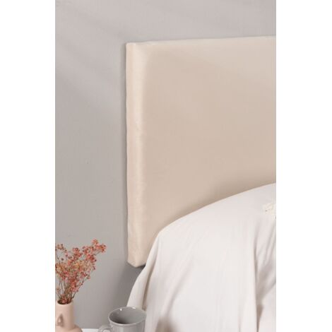 Muebles - Cabecero Smooth Terciopelo para camas de 105 y 90 cm - Beige