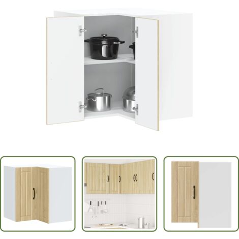 Muebles cocina -  Mueble cocina esquina pared Lucca roble sonoma