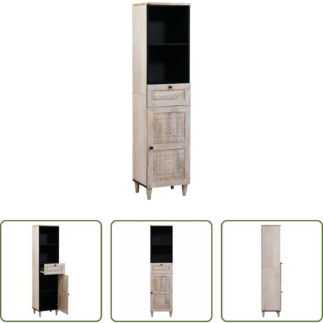 Muebles de baño -  Mueble de Cuarto de Baño 38 x 33 x 160 cm Madera de ingeniería