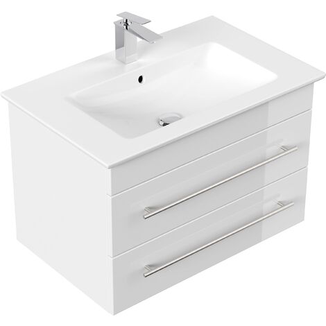 muebles de baño Villeroy & Boch Venticello lavabo 80 cm Blanco brillante