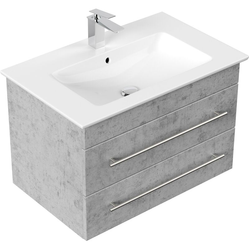 

muebles de baño Villeroy & Boch Venticello lavabo 80 cm Gris hormigón
