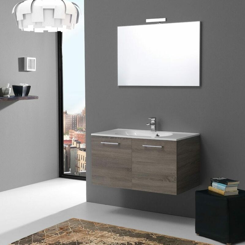 

Kiamami Valentina - MUEBLES DE BAÑO DE 90 CM CON PUERTAS EN BOSTON TRUFFLE