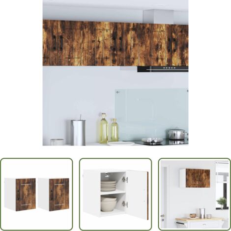 Muebles de cocina -  Mueble de Cocina 2 pcs Roble ahumado 30 x 31 x 40 cm
