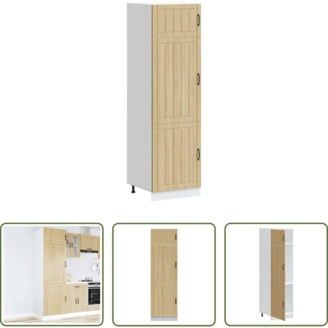 Muebles de cocina -  Mueble de cocina Lucca de madera contrachapada roble sonoma