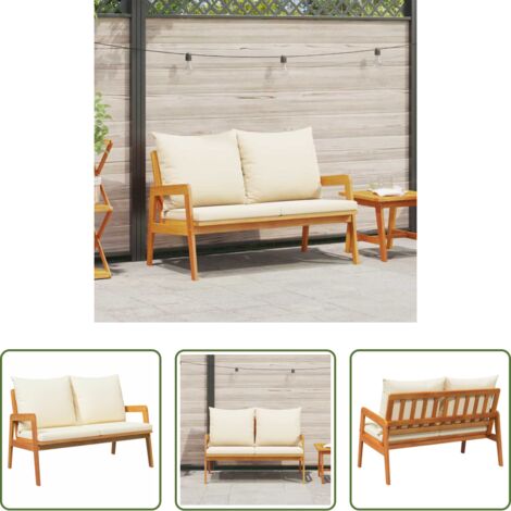 Muebles de jardín -  Banco de jardín Aceite Natural Madera de Acacia Sólida