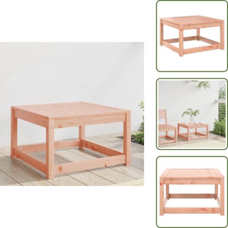 Muebles de jardín - vidaXL Taburete de jardín madera maciza Douglas - Asiento de jardín