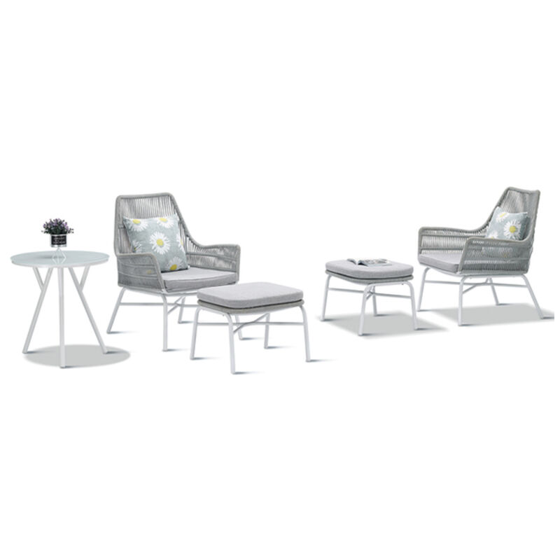 

Muebles de Jardín White (5 pcs)