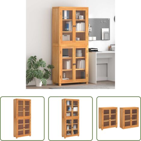 Muebles de madera -  Conjunto de Muebles de Almacenaje Marrón Madera de ingeniería