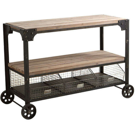 MUEBLES DE MADERA - INDUSTRIALIS - Muebles - 130x54x85CM