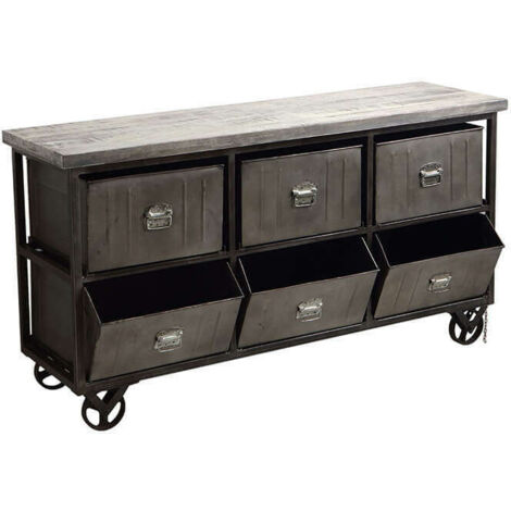 MUEBLES DE MADERA - INDUSTRIALIS - Muebles - 150x45x88CM
