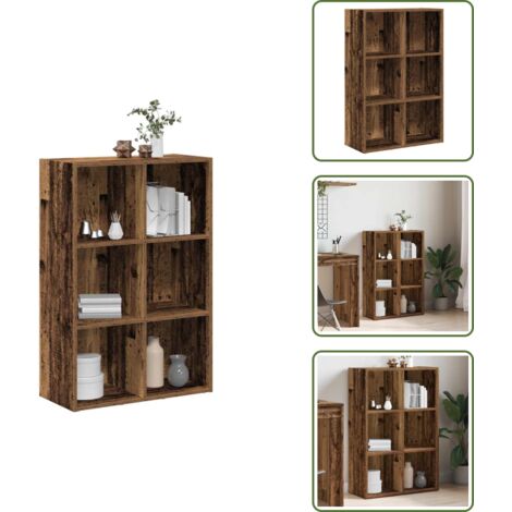 Muebles de madera - vidaXL Estantería/Aparador madera vieja 66x30x98cm - Estantería con compartimentos