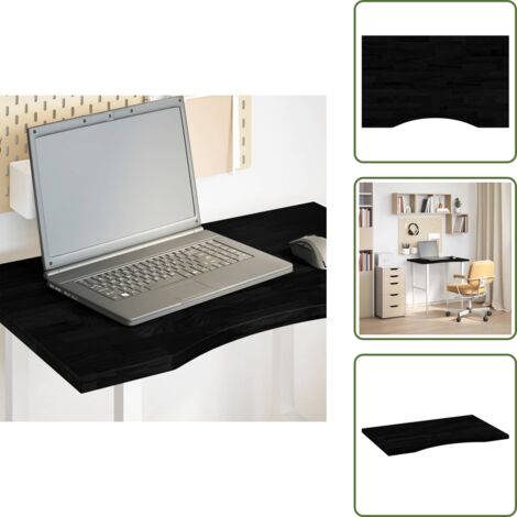Muebles de roble - vidaXL Tablero escritorio 80x60x2,5 cm rectangular madera maciza roble - Escritorio natural