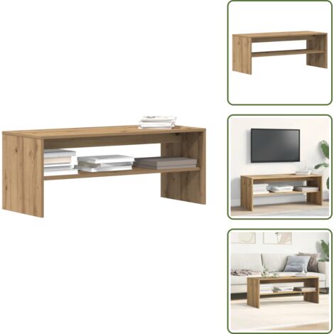 Muebles de salón - vidaXL Mueble de TV madera de ingeniería roble artisan 100x40x40 cm - Muebles de dormitorio