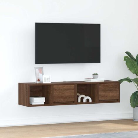 Muebles de TV 2uds Roble marrón 60x31x25,5 cm Madera ingeniería vidaXL