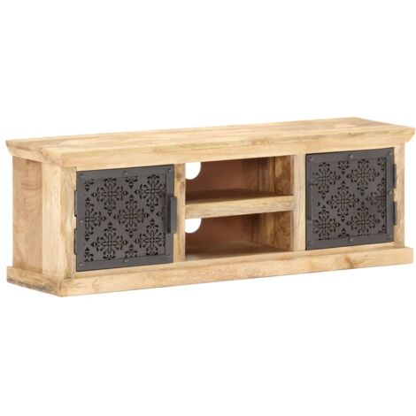 Muebles de TV con puertas de acero 120x30x40cm manguera masiva