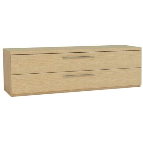 Muebles - Módulo TV 2 Cajones Ceniza