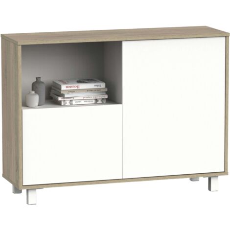 MUEBLES PITARCH Aparador Tibet Roble Cambrian/Blanco - ref: 6154-AP