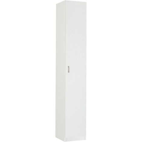 MUEBLES PITARCH Armario Multiusos 1 Puerta Blanco - ref: 1021-AR