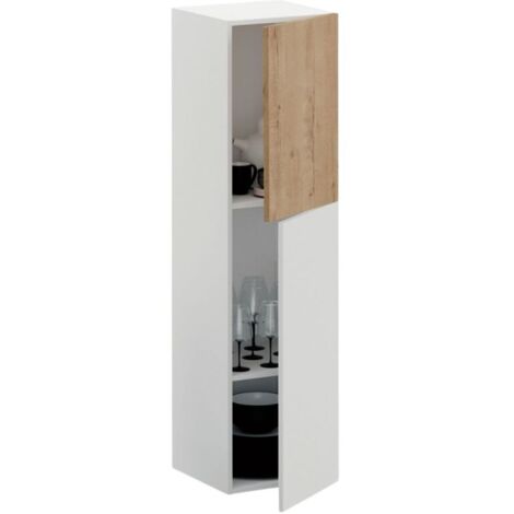 MUEBLES PITARCH Módulo 150 Nilo Blanco /Roble Gold - ref: 1097-MO