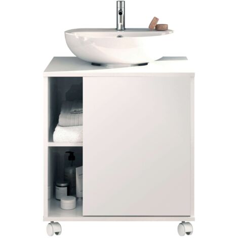 MUEBLES PITARCH Mueble de Lavabo Sintra Blanco alto brillo - ref: 1024-MU