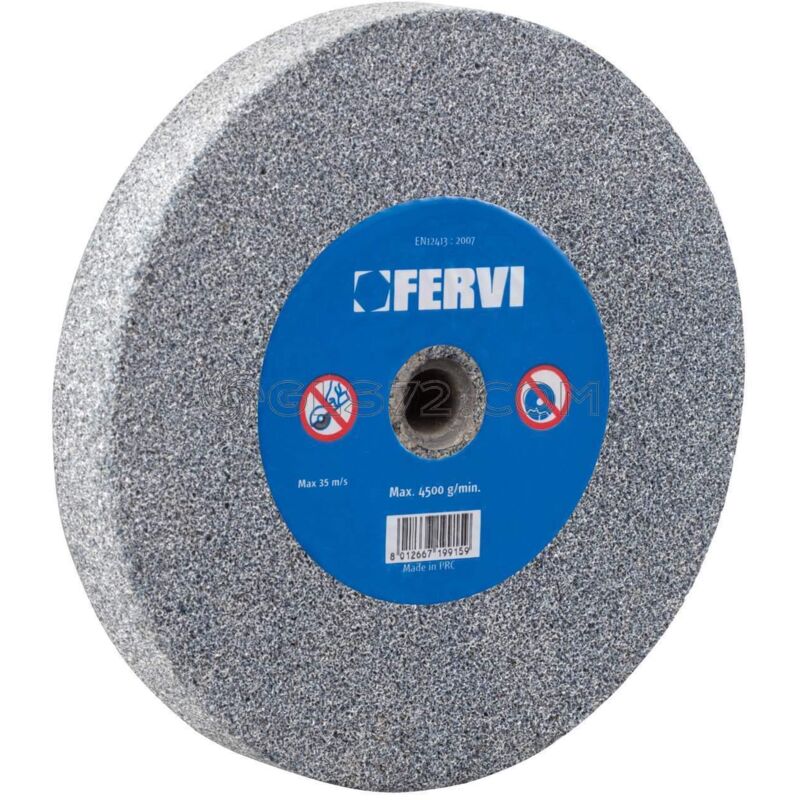Muela abrasiva corindon gris para amoladora Fervi MG02/36