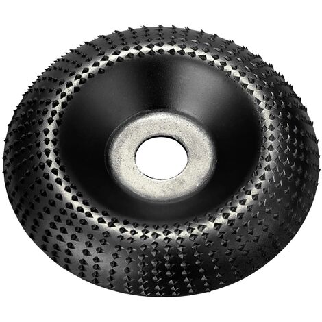 Muela Abrasiva De Ángulo De Madera MINKUROW, Herramienta Rotativa De Tallado, Muela Abrasiva Para Amoladora Angular, Revestimiento De Carburo, Diámetro Interior De 16mm (Negro)