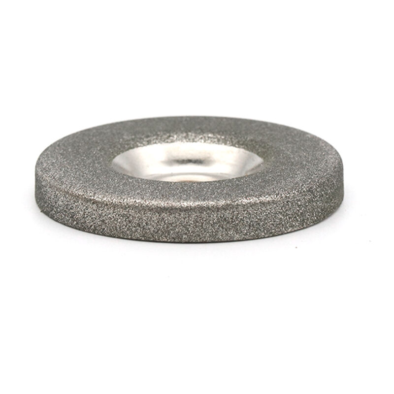 

Muela abrasiva de diamante soldada de 10 mm para gema, granito, marmol, vidrio, acero de tungsteno, aleacion dura, ceramica,Plata, grano 320