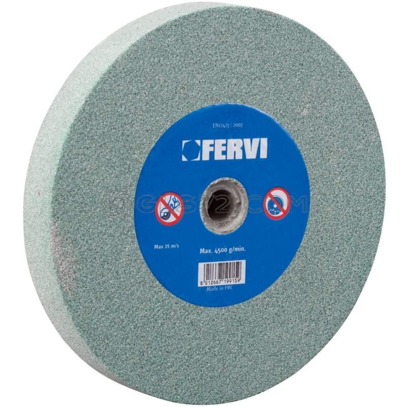 

MUELA ABRASIVA GRANO 80 CARBURO DE SILICIO VERDE 200x20x32 mm FERVI MV02/80