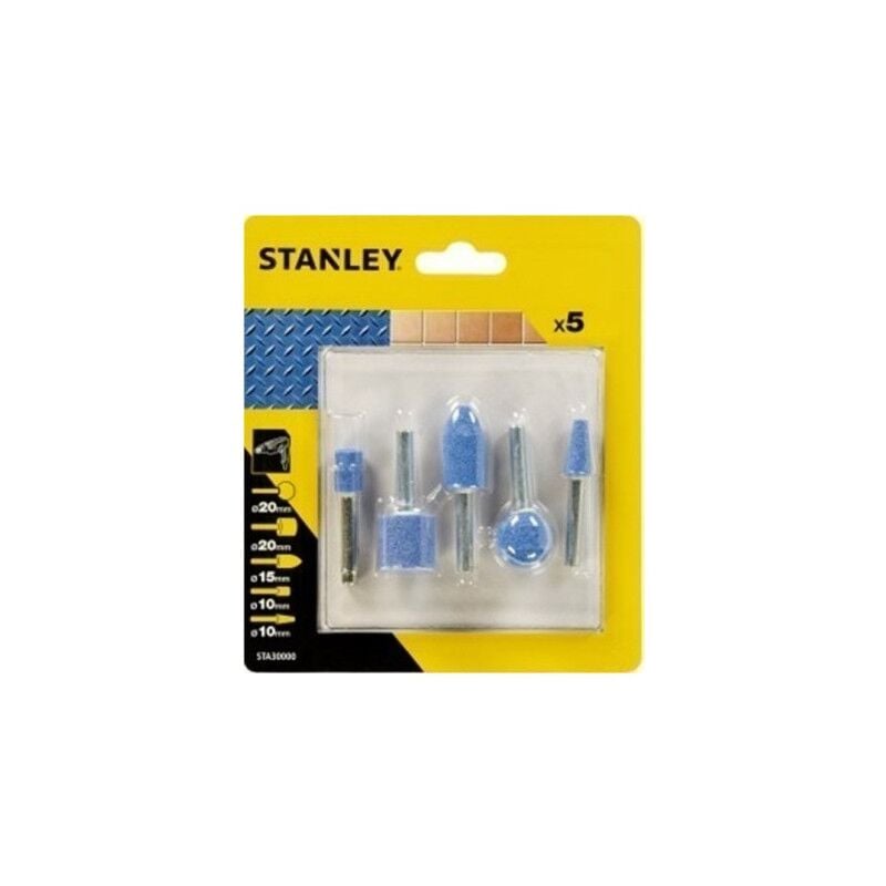 

Muela Herramienta Elec Abr Eje 6Mm Variadas 5 Pz - Stanley