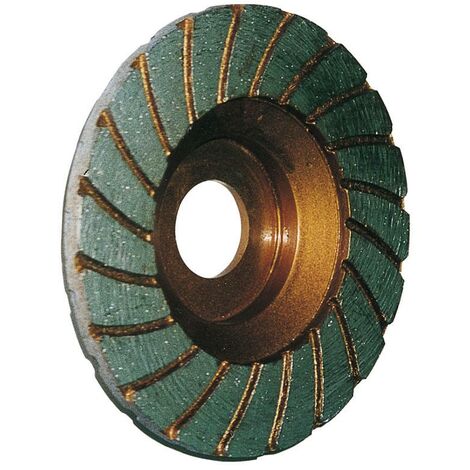 Muela de copa de diamante de 100 mm para rectificado de granito Fervi 0833