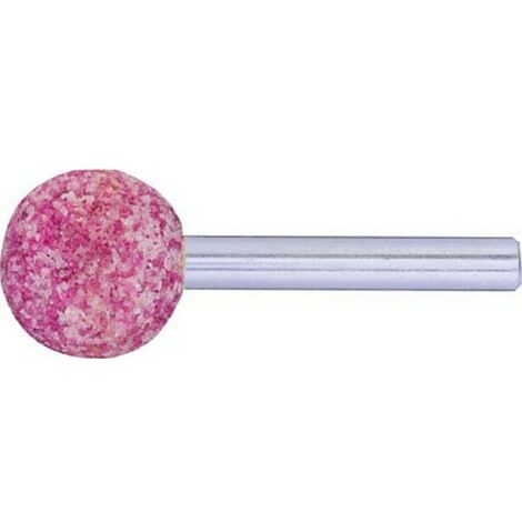 Muela en varilla esférico KU, Tipo : KU 13, Ø x altura 13 mm, Tamaño de granos 46, Tipo de Grano : ADW, mango : 6 mm, velocidad máx. : 73400 tr/mn