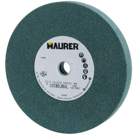 MAURER muela maurer carburo de silicio 200x20x20 mm. grano 80