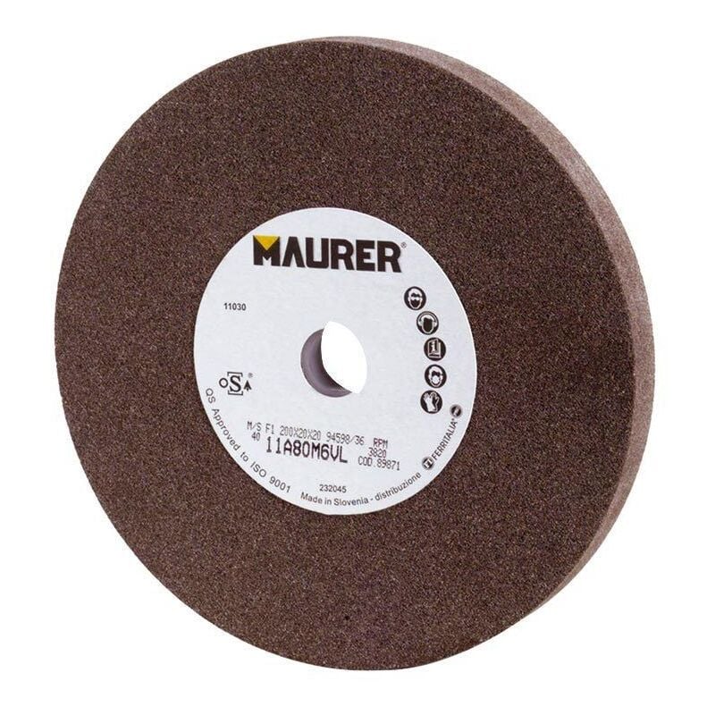 

Muela corindon 150x20x16 mm. grano 60 - Maurer