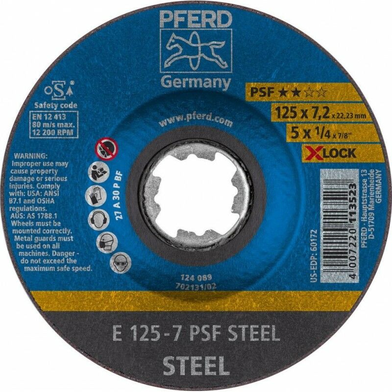 

Muela Psf X-Locksteel 125X7Mm Pferd