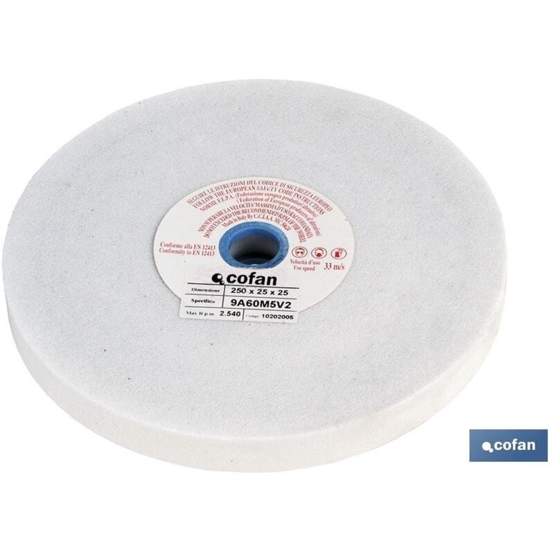 

Muela abras blanca 250x25x25 gr80