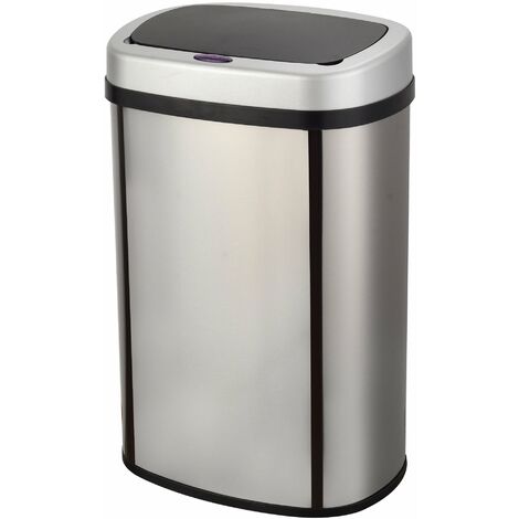 Müllbehälter für automatische Küchen 58L MAJESTIC SILVER - Argent